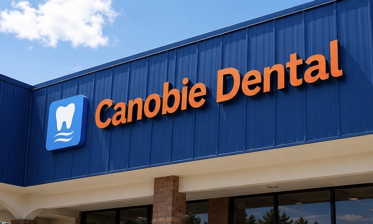 Canobie Dental storefront in Newport, New Hampshire